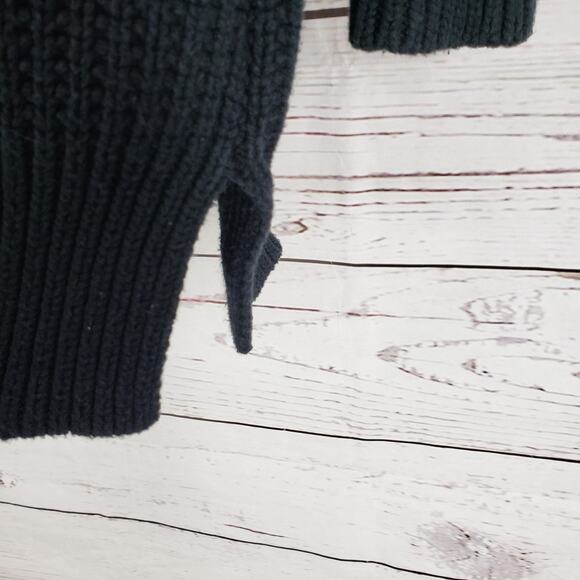 Soft Surroundings Black Knit Long Sleeve Pullover Sweater Size Medium - Picture 16 of 16